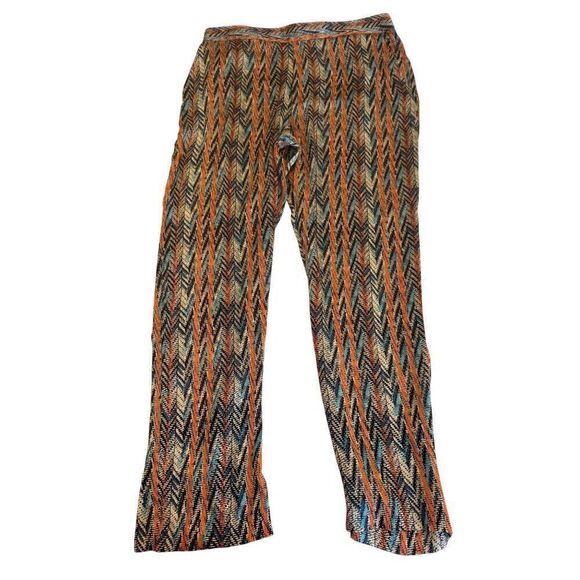 Zara Multicolor Palazzo Pants EUC Sz M Bright, Summer vibes, bold, patterns - Picture 1 of 13